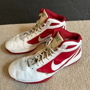 Nike Flywire Women's Basketball Shoes Size 10.5 White Red 454148-105